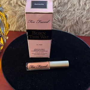 Too Faced Born This Way Foundation - Ganache Shade and Naked Dolly Gloss